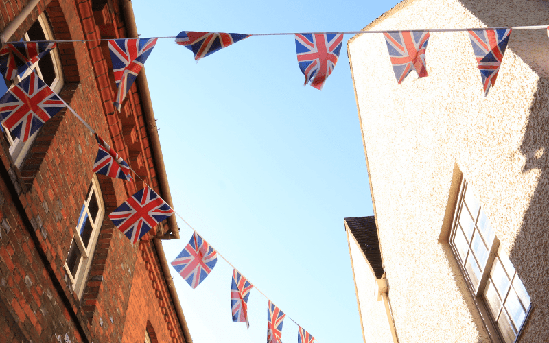 British Flags in Windsor