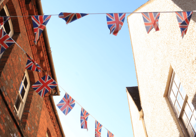 British Flags in Windsor